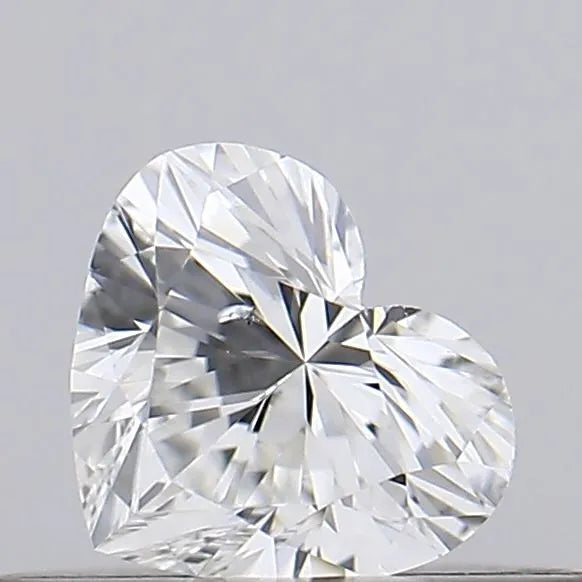 0.20ct Heart Natural Diamond (Colour G, Clarity SI1, GIA Certified)