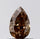 0.50ct Pear Natural Diamond (Colour Brown, Clarity VS2, Cut GD, IGI Certified)